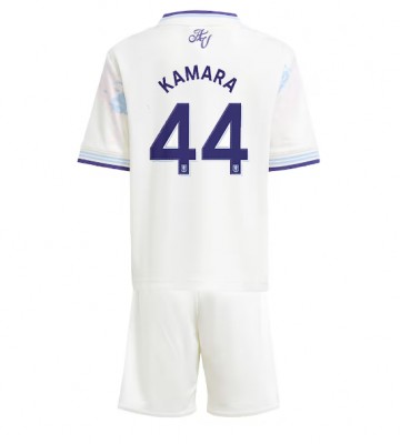Aston Villa Boubacar Kamara #44 Tredjetrøje Børn 2025-26 Kortærmet (+ Korte bukser)